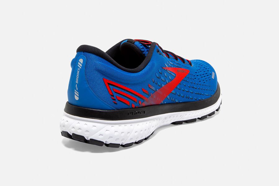 Brooks Israel Ghost 13 Road Running Shoes Mens - Blue/Red/White - LFH-108953